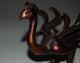 Chinese Copper Archaistic Chilong Suzaku Statue Nr Dragons photo 3