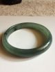 Jade Bangle - Vintage Forest Greentype A Untreated Natural Burmese Jadeite Bracelets photo 3