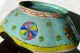 Group Of 3 Antique Chinese Stoneware Bowls ~ Colorfully Hand Enamel Painted Bowls photo 7