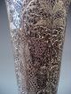 Very Fine Ottoman Persian Bronze W/ Copper & Silver Decor Fluted Vase Ca.  1900 Middle East photo 10