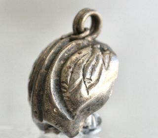 Antique Chinese Solid Silver Child ' S Pendant Circa 1880s photo