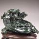 Chinese Hetian Jade Statue - Fortune Cabbage Nr Other photo 3