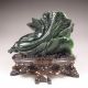 Chinese Hetian Jade Statue - Fortune Cabbage Nr Other photo 6
