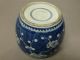 Antique Chinese C1700 Kangxi Period Blue & White Prunus Jar Vases photo 8