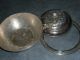 Impressive Vintage Chinese Silver Plated Serving Turin Bowls photo 8