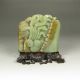 Chinese Hetian Jade Statue - Fish & Lotus Nr Other photo 4