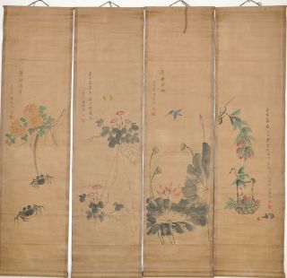 A Set Of Perfect Chinese Painting Scroll 