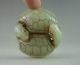 Old Chinese Hetian Jade Carved Double Turtles Carving Other photo 4