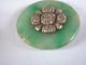 Chinese Antique Jade Disc / Brooch With Solid Silver Necklaces & Pendants photo 1