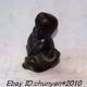 Chinese Small Bronze Lad And Hold Fish Fish Horses photo 2