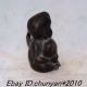 Chinese Small Bronze Lad And Hold Fish Fish Horses photo 3