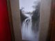 Fantastic Japanese Antique Sumi - E Waterfall Magical Artist Signed Frame Paintings & Scrolls photo 5