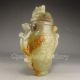 Chinese Jade Pot & Lid W Foo Dog Nr Pots photo 4