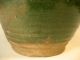Thai Thailand Sawankaloke Green Glazed Relief Decor Pottery Vase Ca.  16th C. Other photo 4