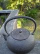Antique Japanese Tetsubin Cast Iron Tea Pot Signed Last Chance Teapots photo 1