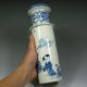 Set Double Vases High Grade,  Chinese Blue And White Porcelain Hollowed Vase Vases photo 9