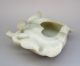 18 - 19th C.  Chinese Hetian Jade Carved Peach Flowers Brush Washer Other photo 3