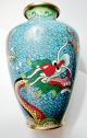 Antique Cloisonne Vase - Colorful & Decorative - Wonderful Dragon Pots photo 6