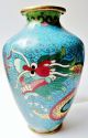 Antique Cloisonne Vase - Colorful & Decorative - Wonderful Dragon Pots photo 8
