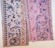 Antique Chinese Crane Swastika Silk Embroidered Robe Sleeve Band Cuff Pair Robes & Textiles photo 2