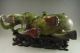4320g Antique Chinese Old Jade Carved Double Pixiu Carving Other photo 11