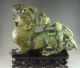 4320g Antique Chinese Old Jade Carved Double Pixiu Carving Other photo 7