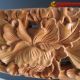China Yangzhou Hand Openwork Carving Wood Carving Tao Mujian Swords photo 5