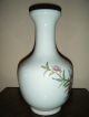 Old Porcelain Vase With Peach Branch And Leaves Design Vases photo 3