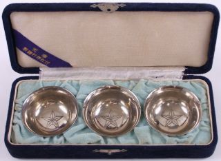 Vtg 1930s Japanese Army Manchuria Incident Military Sake Cup Set Made In Mukden photo