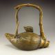 Chinese Bronze Teapot W Qian Long Mark Nr Teapots photo 8