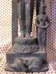 Very Rare Javanese Kediri Period Bronze Siva And Consort Statues photo 9
