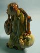 Antique Ceramic Mudman Statue Shiwan Master Potter Mid 1900s C Men, Women & Children photo 4