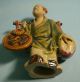 Antique Ceramic Mudman Statue Shiwan Master Potter Mid 1900s C Men, Women & Children photo 5