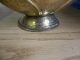 Lovely Rare Islamic Or Persian Engraved Brass Round Storage Bowl With Lid Middle East photo 4