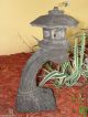 Pagoda Oriental Stone Concrete Lantern Statue Stain Other photo 1