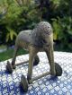 Indian Brass Temple Altar Toy Elephant With Wheels India photo 1
