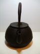 Rare Vintage Japanese Art Kettle Nanbu Tetsubin Edo Era/teapot (sencha/chanoyu) Teapots photo 2