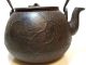 Rare Vintage Japanese Art Kettle Nanbu Tetsubin Edo Era/teapot (sencha/chanoyu) Teapots photo 7