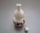 Chinese Handmade Coloured Drawing Ceramic Chrysanthemum Birds Snuff Bottle Snuff Bottles photo 4