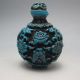 Chinese Turquoise Hand - Carved Snuff Bottle Nr/xb2003 Snuff Bottles photo 3