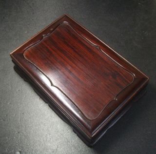 F420: Japanese Quality Hard Wooden Ware Ink Stone Case Made From Popular Karaki photo