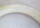 Antique Chinese Archaic Or Archaic Style Yellow Jade Bangle Bracelet (3.  25 