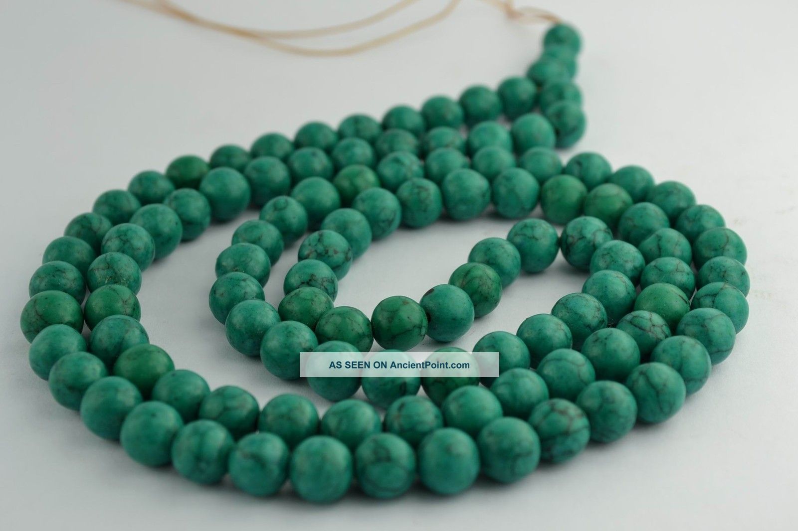 China Collectibles Old Decorated Wonderful Handwork Turquoise Necklace Top Necklaces & Pendants photo