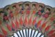 Japanese Hand Made Cut Out Paper Fan Fans photo 2