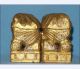 Pair Of Antique Chinese Gold Gilt Wooden Lions/foo Dogs Foo Dogs photo 2