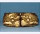 Pair Of Antique Chinese Gold Gilt Wooden Lions/foo Dogs Foo Dogs photo 5
