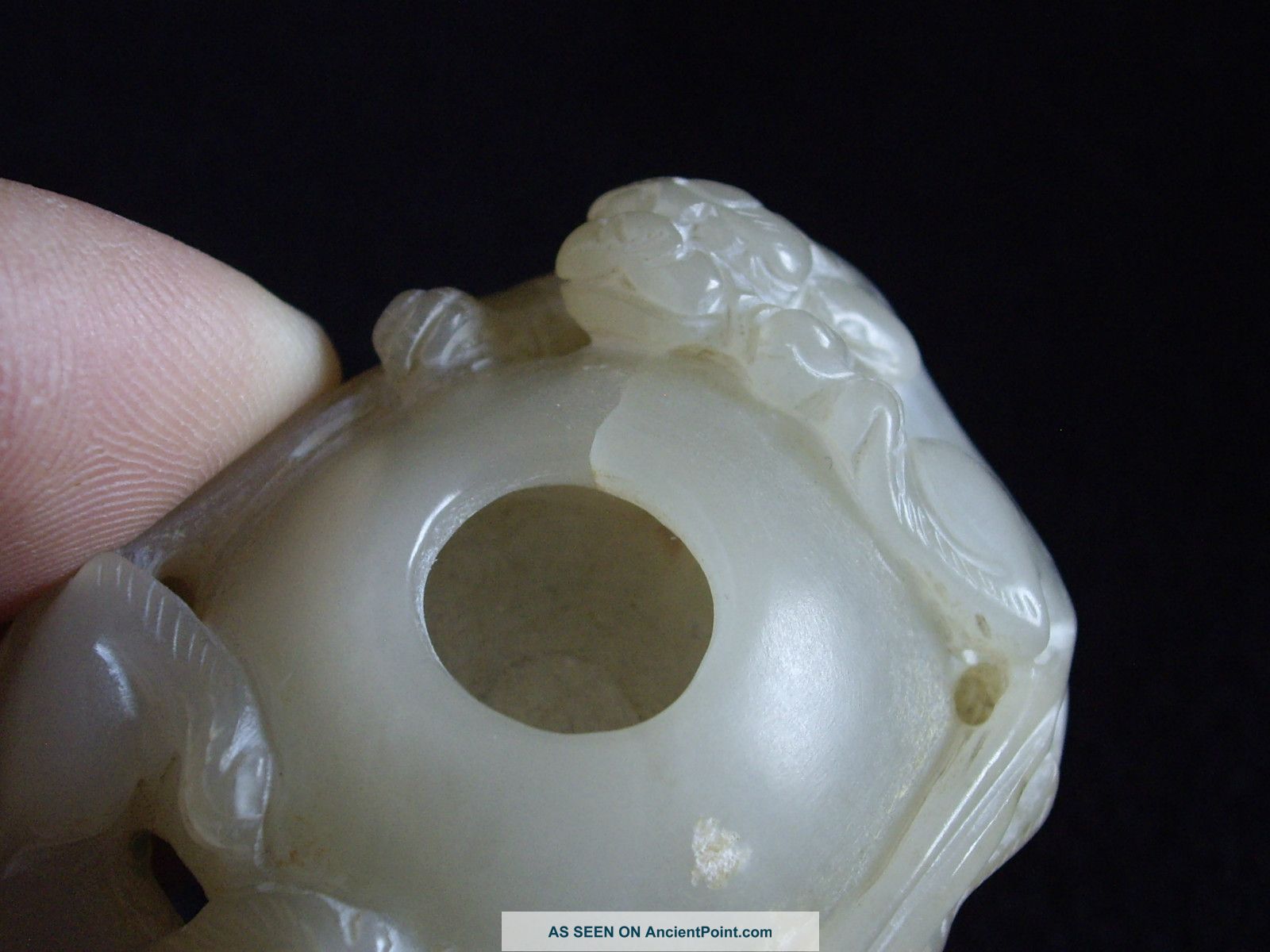 Chinese Jade Carving Double Chilong Washer Other photo