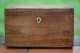 Early 19th C.  Georgian Period Wooden Tea Caddy With Intricate Inlay C1820 Boxes photo 1