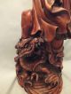 Large Chinese Carved Boxwood Figure Of Guanyin Early 20thc Woodenware photo 2