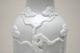 Pair Chinese Antique Republic Period Porcelain White Crackle Clazed Carved Vase Other photo 4